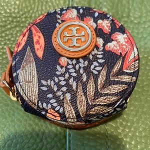 Tory Burch Floral Circular Coin Purse